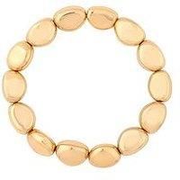 Jon Richard Gold Plate Polsihed Nugget Bracelet