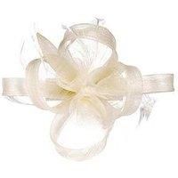Jon Richard Jon Richard Ivory Small Feather Fascinator Clip