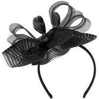 Jon Richard Black Hat Fascinator