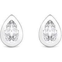 Simply Silver Sterling Silver 925 Cubic Zirconia Pear Drop Stud Earring