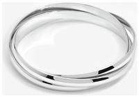 Jon Richard Silver Plated Interlock Bangles