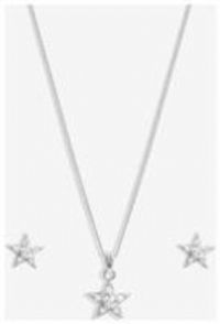 Simply Silver Simply Silver Sterling Silver 925 Cubic Zirconia Celestial Set - Gift Box