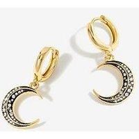Inicio Gold Plated Mini Crystal Diamond Shape Stud Earrings