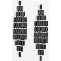 Jon Richard Jet Statement Earrings