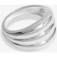 Simply Silver Sterling Silver 925 Chunky Polished Ring