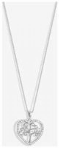 Simply Silver Sterling Silver 925 Tree Of Love Heart Pendant