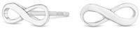 Simply Silver Sterling Silver Infinity Stud Earrings
