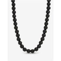 Jon Richard Jet Resin Orb Necklace - Black