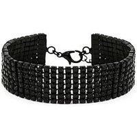 Mood Women's Jet Crystal Bracelet in Black