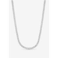 Jon Richard Rhodium Plated Cubic Zirconia Baguette Necklace