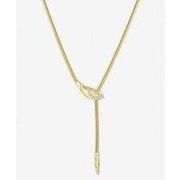 Inicio 14K Gold Plated And Crystal Snake Necklace