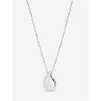 Sterling Silver 925 Polished Large Nugget Thread Through Pendant