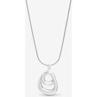Simply Silver Women's Sterling Silver 925 Polished Swirl Pendant