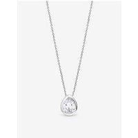 Simply Silver Simply Silver Sterling Silver 925 Cubic Zirconia Pear Pendant