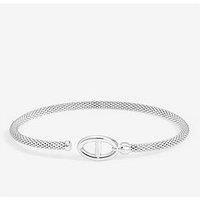 Sterling Silver 925 Premium Polished Marine Link Cuff