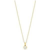 Jon Richard Waterproof Gold Plated Crystal Besel Pendant