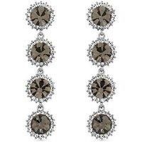 Jon Richard Black Diamond Statement Drop Earring