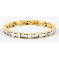 Jon Richard Gold Plated And Cubic Zirconia Stretch Bracelet