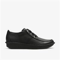 Clarks Women/'s Funny Dream Derbys, Black Black Leather, 3 UK
