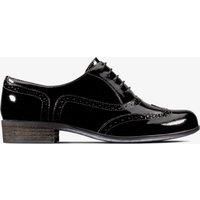 Clarks Womens Casual Clarks Hamble Oak Leather Shoes, black*3.5 UK