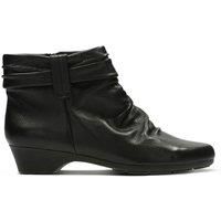 Clarks Women/'s Ankle Boots Matron Ella Black Leather