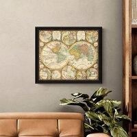 Antique World Globes Framed Print