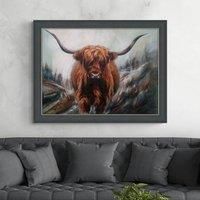 Highland Cow Framed Print