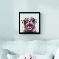 Pugzilla Pug Framed Print