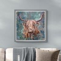 Artko Colin Highland Cow Framed Print