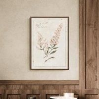 Artko Vintage Floral Whisper 1 Framed Print