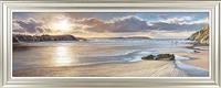 Walking The Dog At Dusk by Duncan Palmer Framed Picture