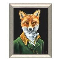 Dapper Fox by Louise Brown Framed Picture
