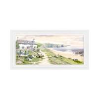 Sea View Cottage by Richard Macneil Framed Picture