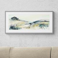 Hillside In Spring by Elizabeth Baldin Framed Print