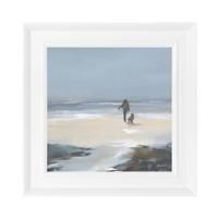 Beach Walk 1 by Janet Gammans Framed Picture