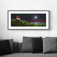 Glimmering Night Framed Print
