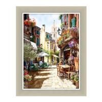 Side Street Caf by Richard Macneil Framed Picture