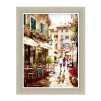 Side Street Stroll by Richard MacNeil Framed Picture