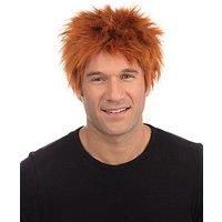Ginger Chisel Wig - Men's Halloween Costume - Flashy Red Hair - UK Brand