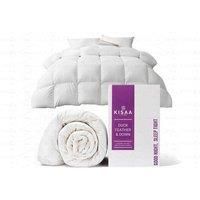 Premium Duck And Goose Hybrid Feather 4.5 Tog Summer Duvet - 4 Sizes