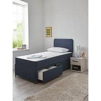 Airsprung Teddy Storage Divan Set With Headboard And Mattress