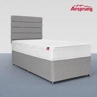 Airsprung Single Comfort Mattress With Silver Divan