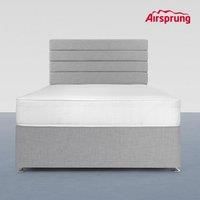 Airsprung King Size Comfort Mattress With 2 Drawer Silver Divan