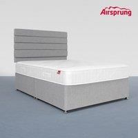 Airsprung King Size Ultra Firm Mattress With Silver Divan