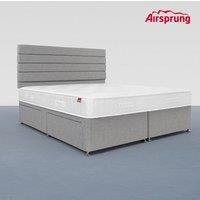 Airsprung Super King Size Ultra Firm Mattress With 4 Drawer Silver Divan