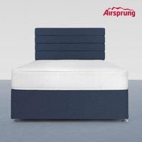 Airsprung King Size Hybrid Mattress With Midnight Blue Divan