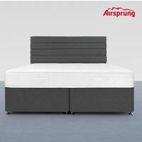 Airsprung Super King Size Hybrid Mattress With Charcoal Divan