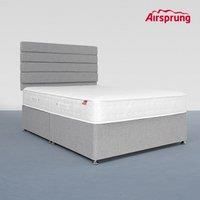 Airsprung King Size Pocket 1000 Comfort Mattress With Silver Divan