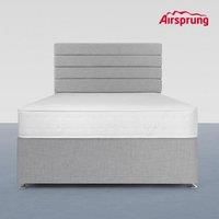 Airsprung King Size Pocket 1000 Comfort Mattress With 4 Drawer Silver Divan