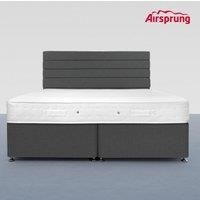 Airsprung Super King Size Pocket 1000 Comfort Mattress With 4 Drawer Charcoal Divan